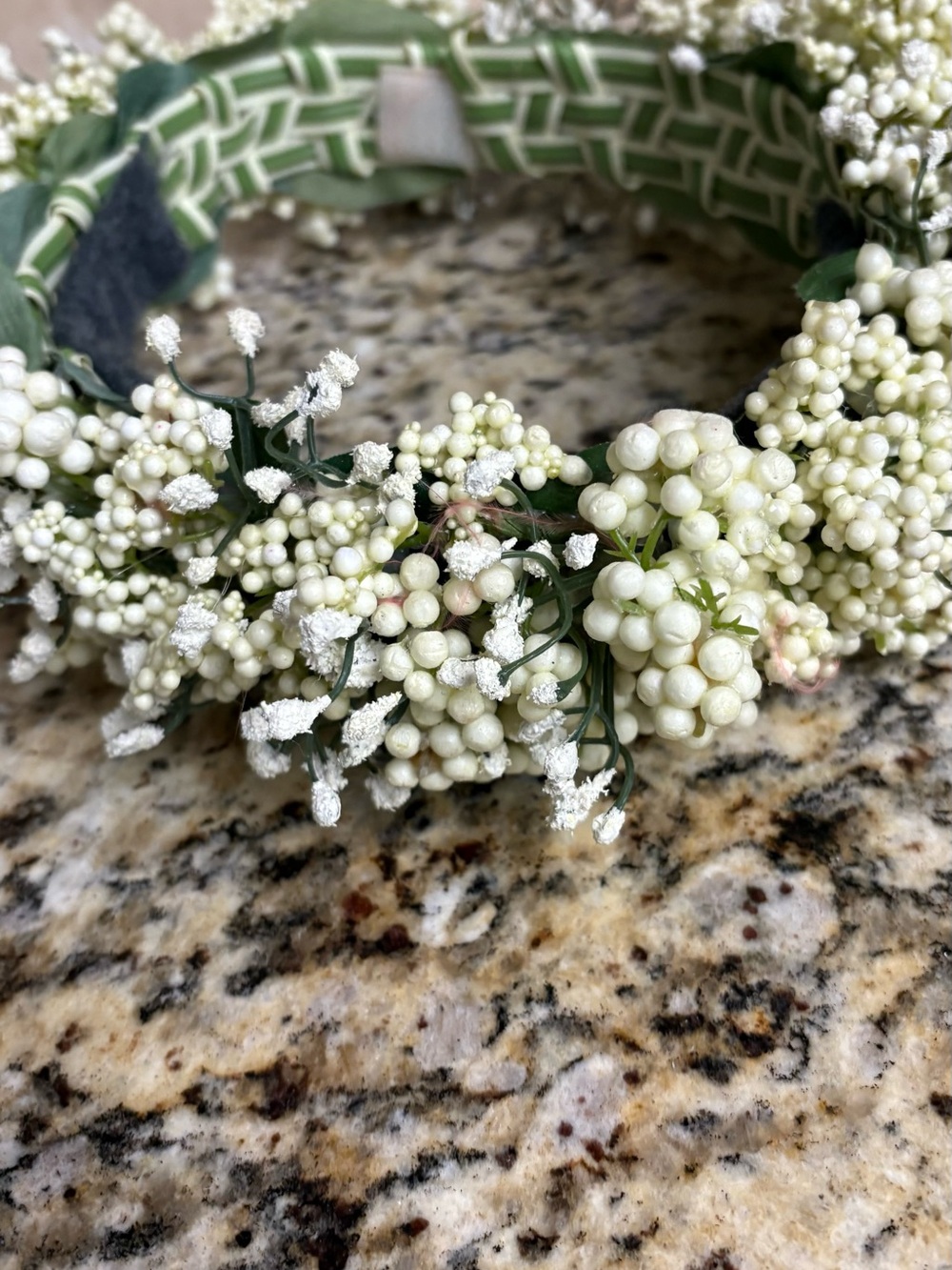 White Berry Floral Headband - Women Accessories